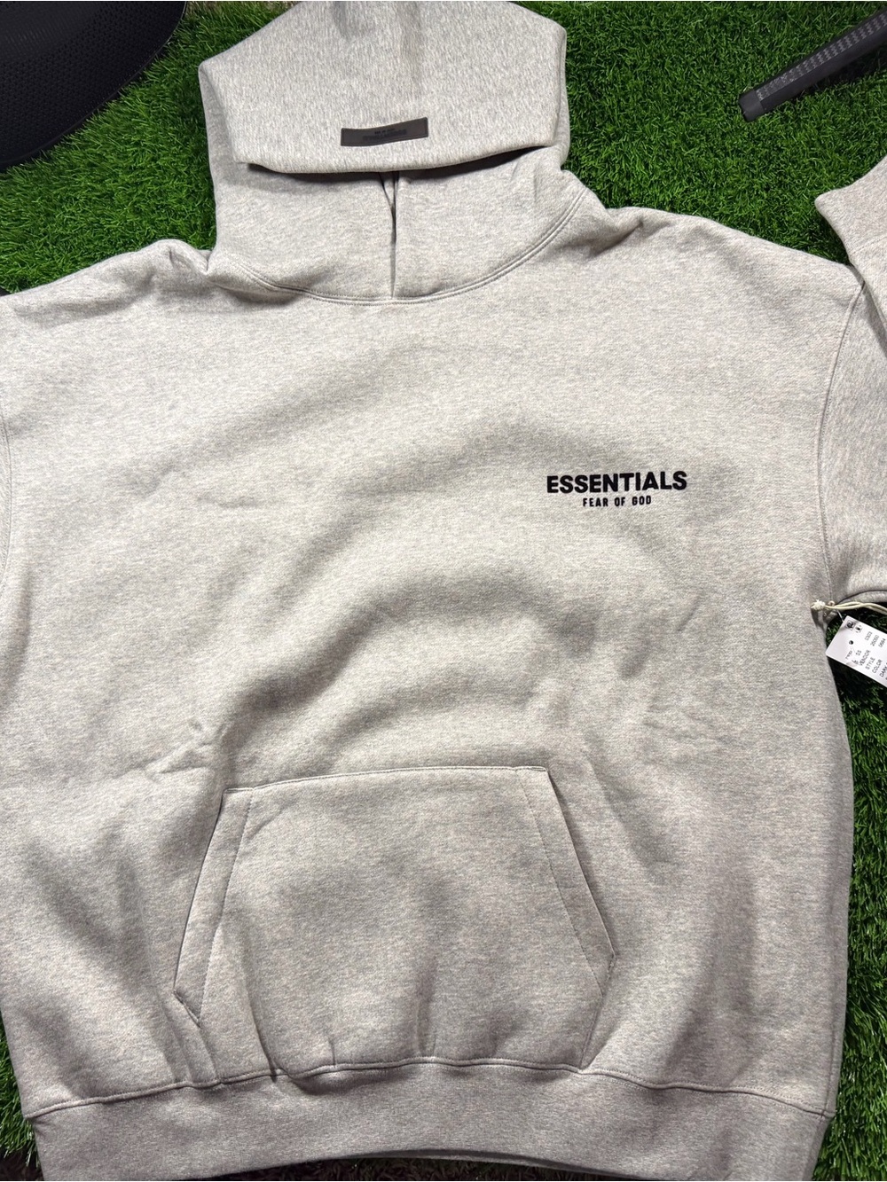 Essentials Fear of God Men's Heather Gray Hoodie